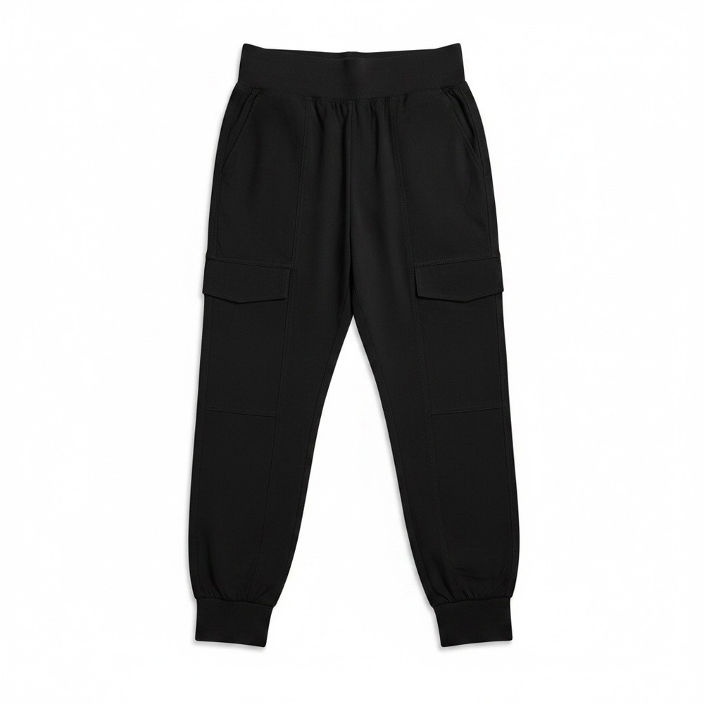 Halara NWT Black High Waisted Casual Cargo Joggers Pockets Size Medium M